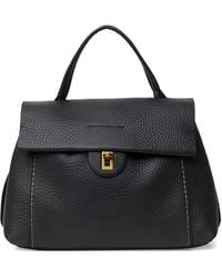 VISONA - Tote Bag aus gekörntem Leder - Lyst