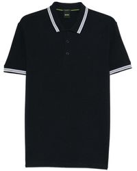 BOSS - Polo Con Bordo A Contrasto - Lyst