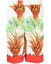 Endless Joy - Date Palm Motif-Print Bermuda Shorts - Lyst