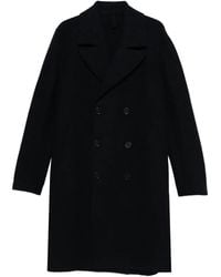 Harris Wharf London - Double-Breasted Wool Coat - Lyst