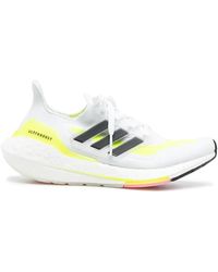 adidas - Ultraboost 21 "Cloud/Core/Solar Y" Sneakers - Lyst