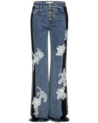 Hellessy - Jeans Zion Con Design Patchwork - Lyst