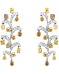 HYT Jewelry - 18K Diamond Earrings - Lyst