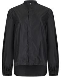 Douuod - Band-Collar High-Low Shirt - Lyst