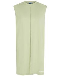 KARL LAGERFELD - Seam-Detail Tank Mini Dress - Lyst