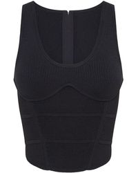 Dion Lee - Corset-style Crochet-knit Top - Lyst