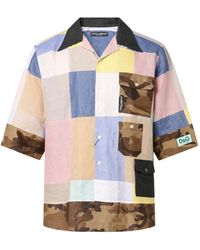 Dolce & Gabbana - Chemise À Design Patchwork - Lyst