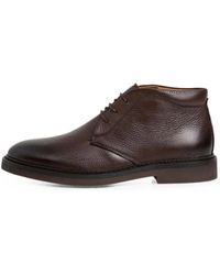 Hackett - Grained Boots - Lyst