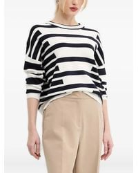 Desigual - Striped Panelled Sweater - Lyst