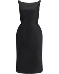 Magda Butrym - Midi Square Neck Dress - Lyst