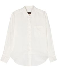 BOSS - Long-sleeve Ramie Shirt - Lyst