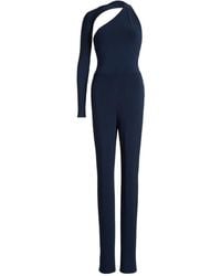 Ralph Lauren - One-Shoulder Cutout-Detail Jumpsuit - Lyst