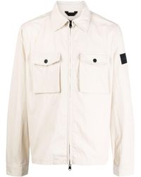 Calvin Klein - Giacca-camicia con applicazione - Lyst