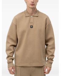HUGO - Sweater Van Katoenblend Met Polokraag - Lyst