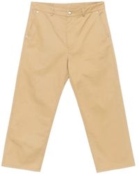 Moschino - Logo-Patch Pocket Trousers - Lyst