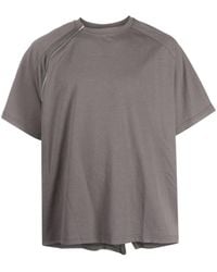 HELIOT EMIL - Sequence Zip-detail Cotton T-shirt - Lyst