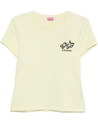 KENZO - Sounds Embroidered Crew-Neck T-Shirt - Lyst