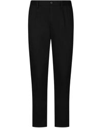 Dolce & Gabbana - Pantalones de vestir con logo en relieve - Lyst