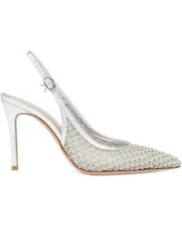 Gianvito Rossi - Nikki Pointed Sling-Back Heeled Pumps - Lyst