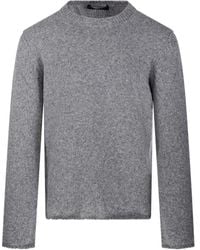 Fabrizio Del Carlo - Ribbed-Knit Crew-Neck Jumper - Lyst