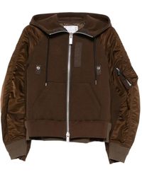 Sacai - Hooded Sleeve Sweatshirt - Lyst