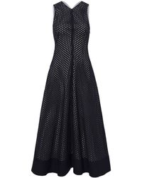 Proenza Schouler - Juno Broderie Anglaise Midi Dress - Lyst