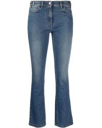 Philosophy Di Lorenzo Serafini - Mid-Rise Cropped Jeans - Lyst