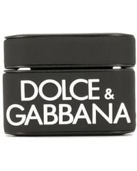 Dolce & Gabbana - Étui pour Airpods Pro à logo noir et blanc - Lyst