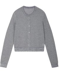 JNBY - Geometric-Pattern Cardigan - Lyst