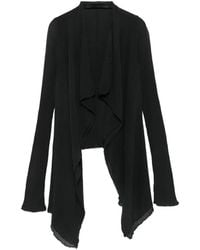 Marc Le Bihan - Crinkled Draped Cardigan - Lyst
