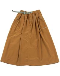 and wander - Oversized Cargo Midi Skirt - Lyst