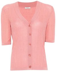 JOSEPH - V-Neck Buttoned Cardigan - Lyst