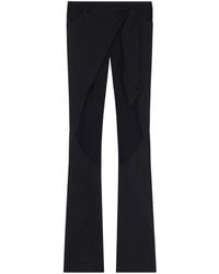 Courreges - Flared Jeans Met Wikkelstijl - Lyst