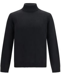 Roberto Collina - Ribbed-Knit Turtleneck Sweater - Lyst