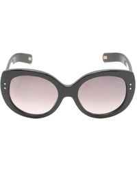 Marc Jacobs - Logo-Detail Oval-Frame Sunglasses - Lyst