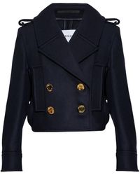 Givenchy - Jacke Mit Goldfarbenen Knöpfen - Lyst
