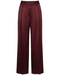 The Sei - Pleated Silk Trousers - Lyst