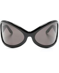 Acne Studios - Zonnebril Met Rond Montuur - Lyst