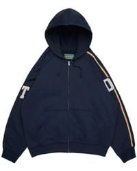 DENIM TEARS - Chenille Patch Zip-Up Hoodie - Lyst