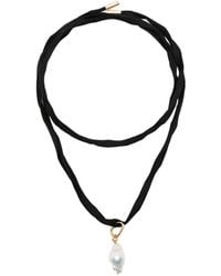 Carven - Pearl Pendant Necklace - Lyst