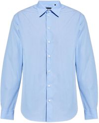 Emporio Armani - ストライプ ロングスリーブシャツ - Lyst