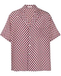 Valentino Garavani - ヴァレンティノ アブストラクトパターン ボーリングシャツ - Lyst