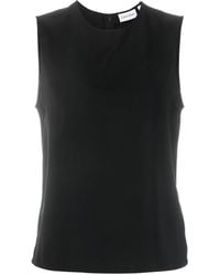 Calvin Klein - Top Met Ronde Hals - Lyst