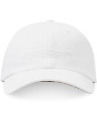 Burberry - Casquette à logo brodé - Lyst