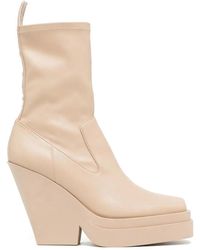 Gia Borghini - Texan 120Mm Tapered-Heel Ankle Boots - Lyst