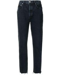 Agolde - Halbhohe Tapered-Jeans - Lyst