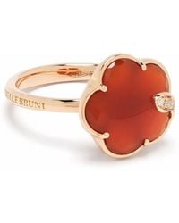Pasquale Bruni - 18Kt Rose Petit Joli Carnelian And Diamond Ring - Lyst