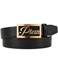 Philipp Plein - Saffiano-Leather Belt - Lyst