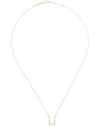 Tom Wood - 9Kt Sleek Pendant Diamonds Necklace - Lyst
