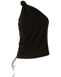 Pinko - Knot One-Shoulder Top - Lyst